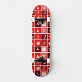 Niedlicher Baum-Rentier Skateboard