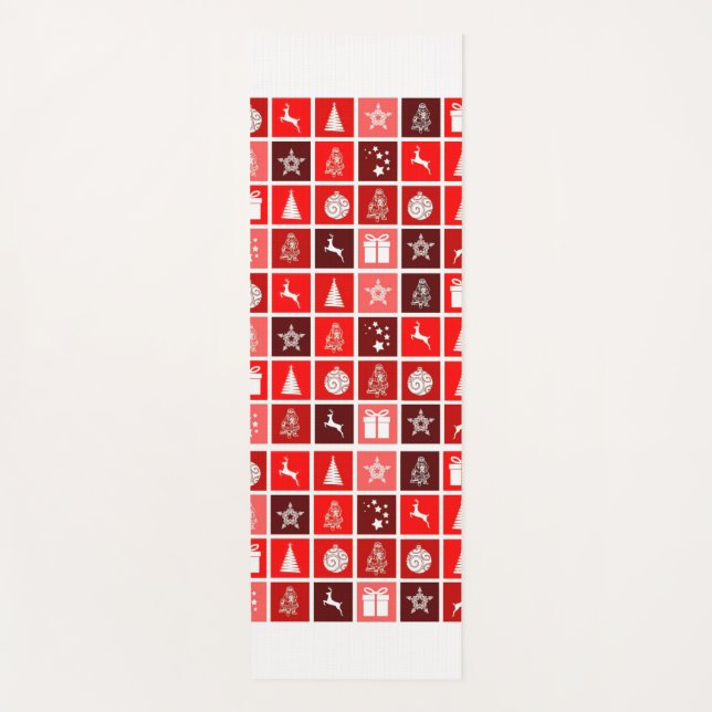 Niedlicher Baum-Rentier Yogamatte (Vorderseite)