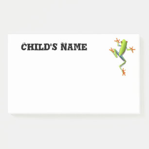 Niedlicher Baumfrosch Post-it Klebezettel