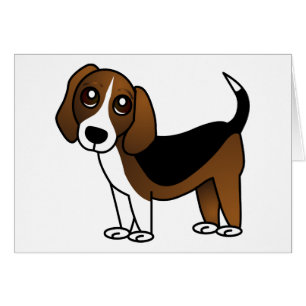 Niedlicher Beagle-Cartoon-Hund