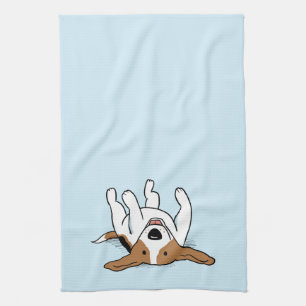 Niedlicher Beagle Happy Cartoon Dog Fun Animal Lov Geschirrtuch