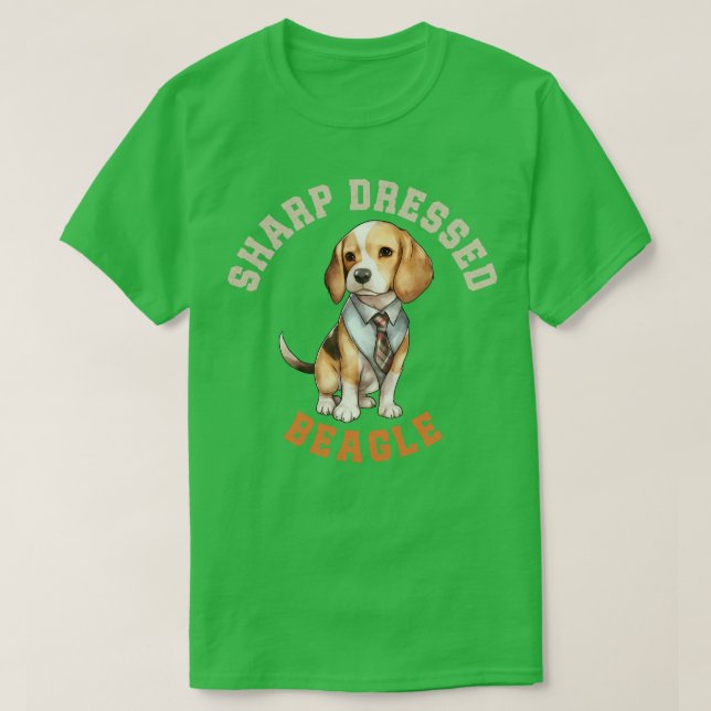 Niedlicher Beagle Hund 2 T-Shirt (Design vorne)