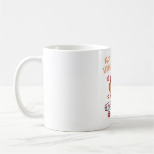 Niedlicher Beagle Hund, der nicht unbeaufsichtigt Kaffeetasse
