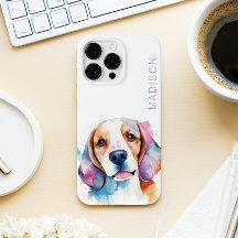 Niedlicher Beagle Hund Lover Wasserfarbe