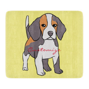 Niedlicher Beagle Hund Rasse Thunder_Cove Schneidebrett