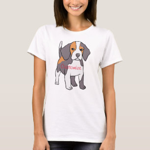 Niedlicher Beagle Hund Rasse Thunder_Cove T-Shirt