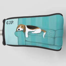 Niedlicher Beagle Hundeschluss Golf Headcover