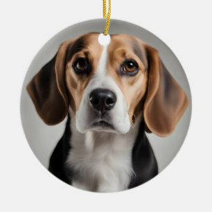 Niedlicher Beagle Keramik Ornament