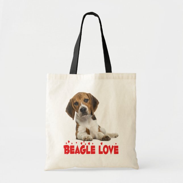 Niedlicher Beagle Lover Gift Puppy Dog Tragetasche (Vorne)