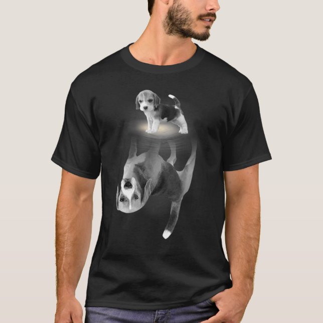 Niedlicher Beagle Mama T-Shirt Hunde Mama Mütter T (Vorderseite)