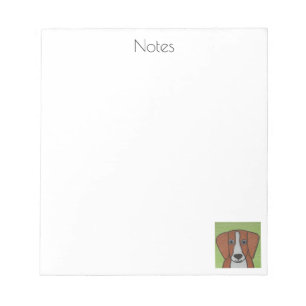 Niedlicher Beagle Notepad Notizblock