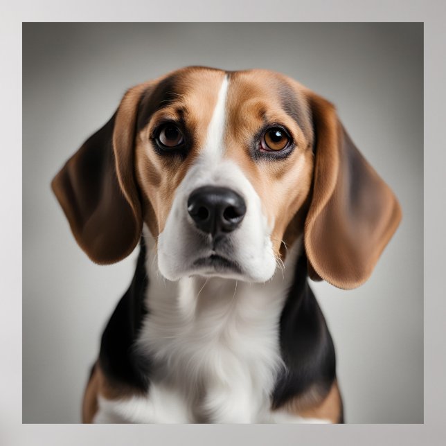 Niedlicher Beagle Poster (Vorne)