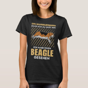 Niedlicher Beagle Schlafhund Schlafanzug Nachts 12 T-Shirt