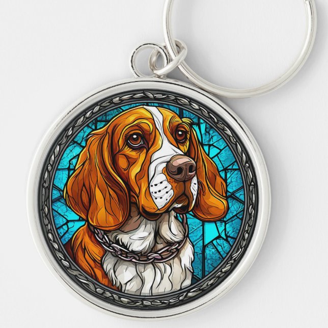 Niedlicher Beagle Schlüsselanhänger (Vorne)
