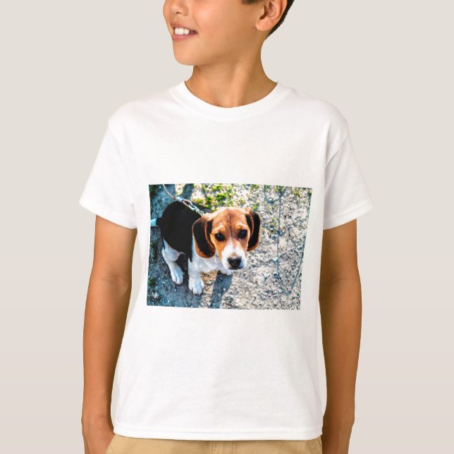 Niedlicher Beagle T-Shirt (Vorderseite)