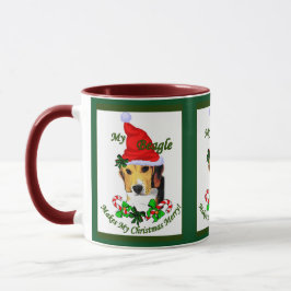 Niedlicher Beagle Weihnachtsgeschenke Tasse
