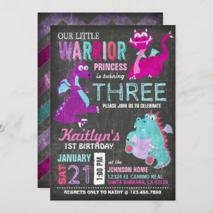 Niedlicher beängstigender kleiner einladung