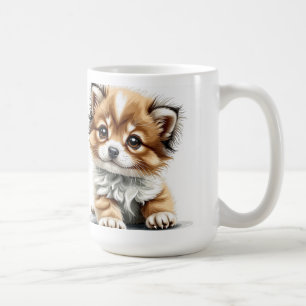 Niedlicher Becher für Welpen-Tasse Kaffeetasse