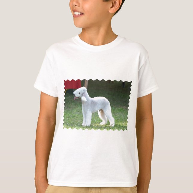 Niedlicher Bedlington Terrier T-Shirt (Vorderseite)