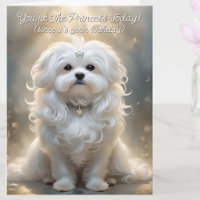 Niedlicher, benutzerdefinierter Prinzessin Maltese