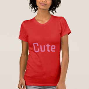 Niedlicher benutzerdefinierter Text - Frauen Girl- T-Shirt