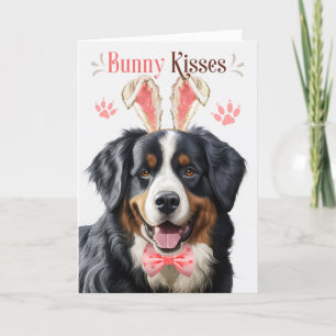 Niedlicher Berner Hund im sonnigen Ost Feiertagskarte