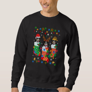 Niedlicher Berner Hund Welpen Weihnachtssocken Xm Sweatshirt