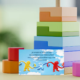 Niedlicher Berufstherapeut Blue Sky Toys Magnetische Visitenkarte