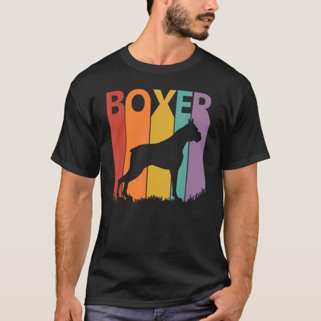 Niedlicher Besitzer des Boxer Dog T-Shirt (Vorderseite)