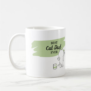 Niedlicher bester Cat-Vater je Herren-Kaffee-Tasse Kaffeetasse