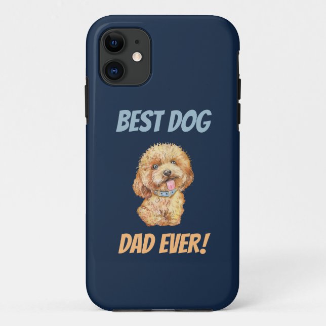 Niedlicher bester Hunde-Vater je Case-Mate iPhone Hülle (Rückseite)