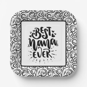 Niedlicher bester Tag der Mutter Pappteller