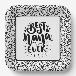 Niedlicher bester Tag der Mutter Pappteller