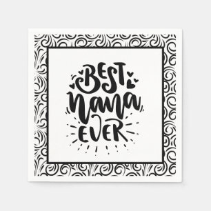 Niedlicher bester Tag der Mutter Serviette