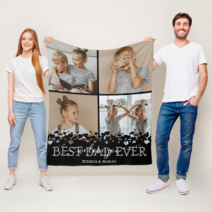 Niedlicher bester Vater je Fotomaterial Fleece Bla