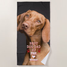 Niedlicher bester Vater Par Dog Foto