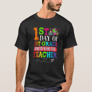 Niedlicher Betet für meinen Lehrer Erster Tag der T-Shirt
