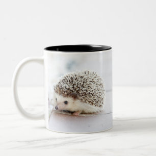 Niedlicher, bezaubernder Igel Zweifarbige Tasse
