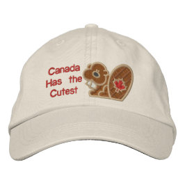 Niedlicher Biber Bestickte Baseballkappe