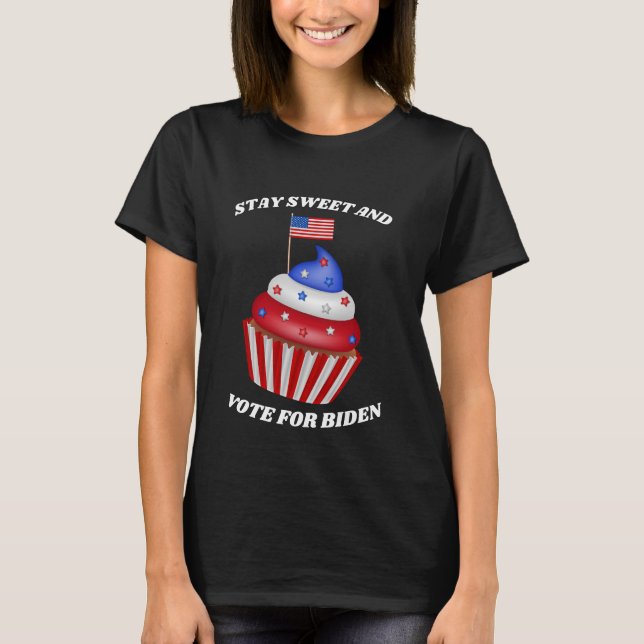 Niedlicher Biden Cupcake 2024 T - Shirt (Vorderseite)
