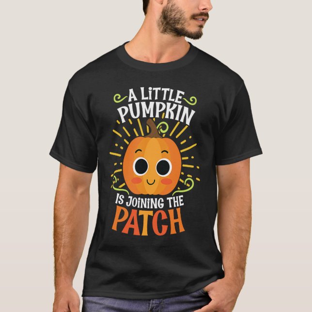 Niedlicher Big Brother Pumpkin Erntedank Schwanger T-Shirt (Vorderseite)