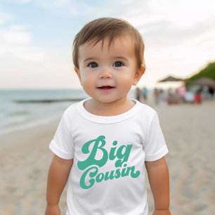 Niedlicher Big Cousin Helle Aquamarine Matching- Baby T-shirt