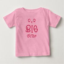 Niedlicher Big Sister Baby/Kid T - Shirt für Mädch