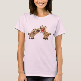 Niedlicher Big Teethed Cartoon Hyenas Women T - Sh T-Shirt