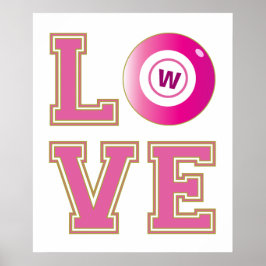 Niedlicher Bingo Lover Ihren ersten Poster
