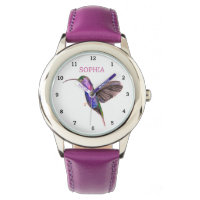 Niedlicher Bird Hummingbird Floral Girls Kinder Li
