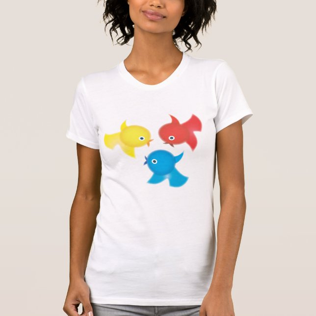 Niedlicher Birdies-T - Shirt (Vorderseite)