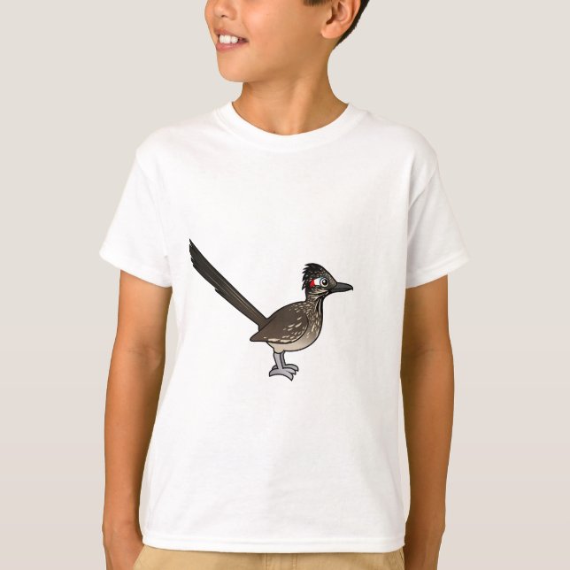 Niedlicher Birdorable Roadrunner T-Shirt (Vorderseite)
