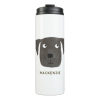 Niedlicher Black Labrador Retriever Hund Art Indiv