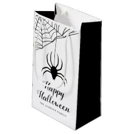 Niedlicher Black Spider Happy Halloween Kleine Geschenktüte